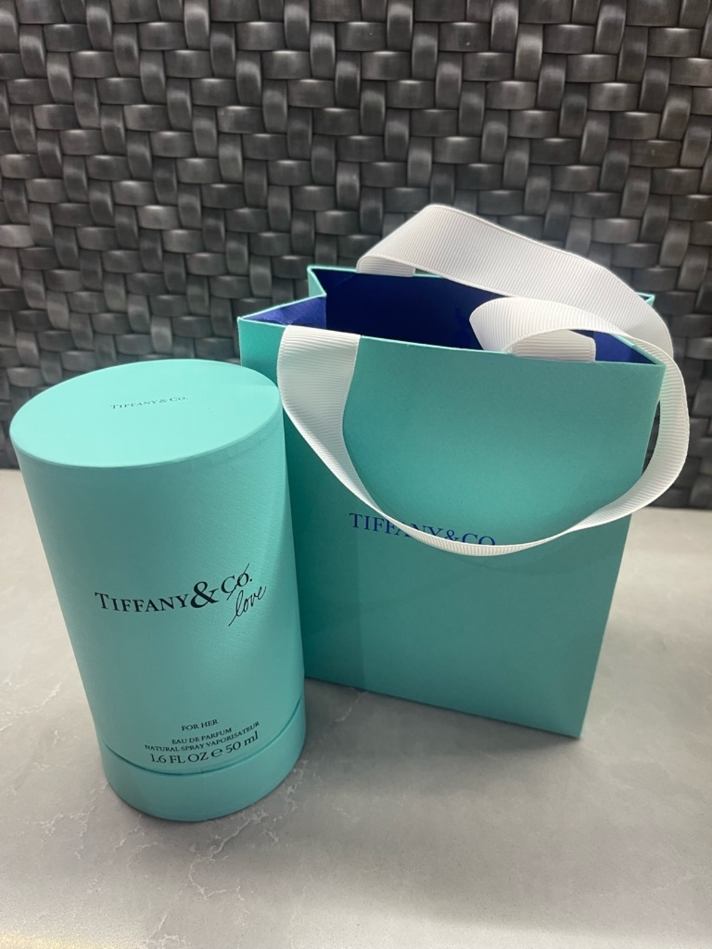 Tiffany & Co. Robin's-Egg Blue Gift Box and Paper Bag